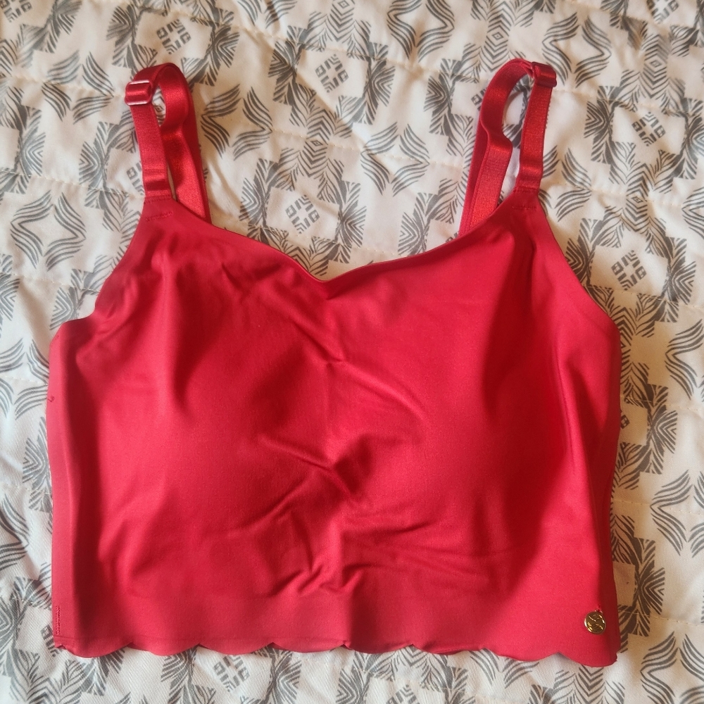 New! Red Bralette